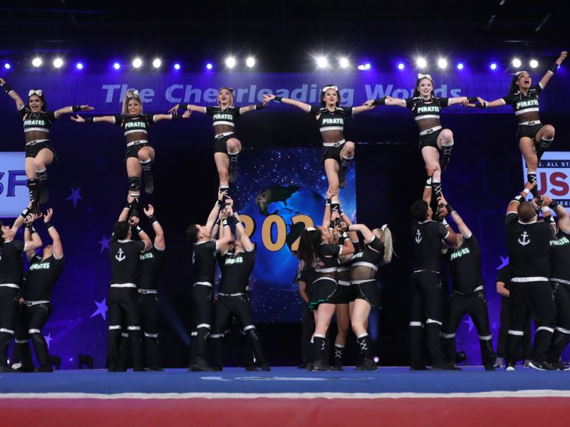 Equipo costarricense de porrismo Cheer Company Pirates en el Top Ten del Mundial All Stars en Estados Unidos: acortar.link/VhLcfg