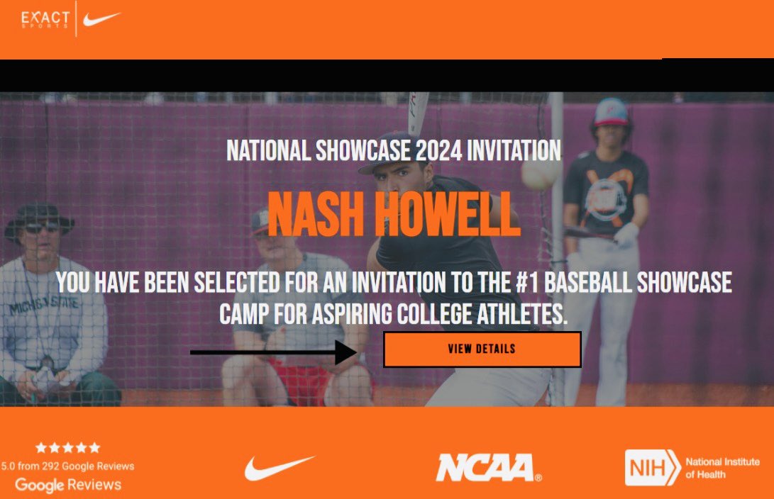 Appreciate the invite @EXACTSports Looking foward to this event! @OSUBaseball @OU_Baseball @UCOBaseball @ORUBaseball @RazorbackBSB @GoShockersBSB @TTU_Baseball @KUBaseball @HollandHallBas1 @canes_oklahoma @thecanesgp