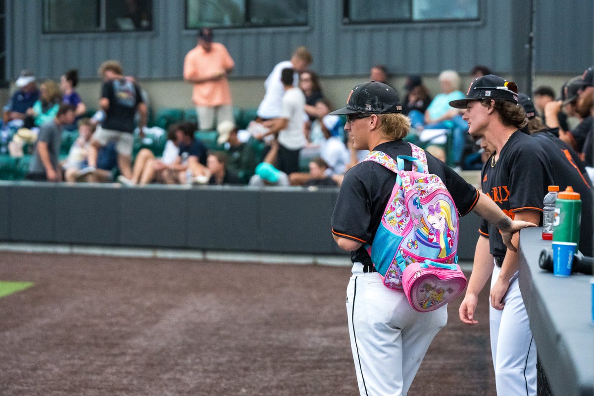 This is for all of you who doubted whether the backpack would make its way to Danville this weekend.

If baseball goes, the backpack goes.

#WeAreWarriors