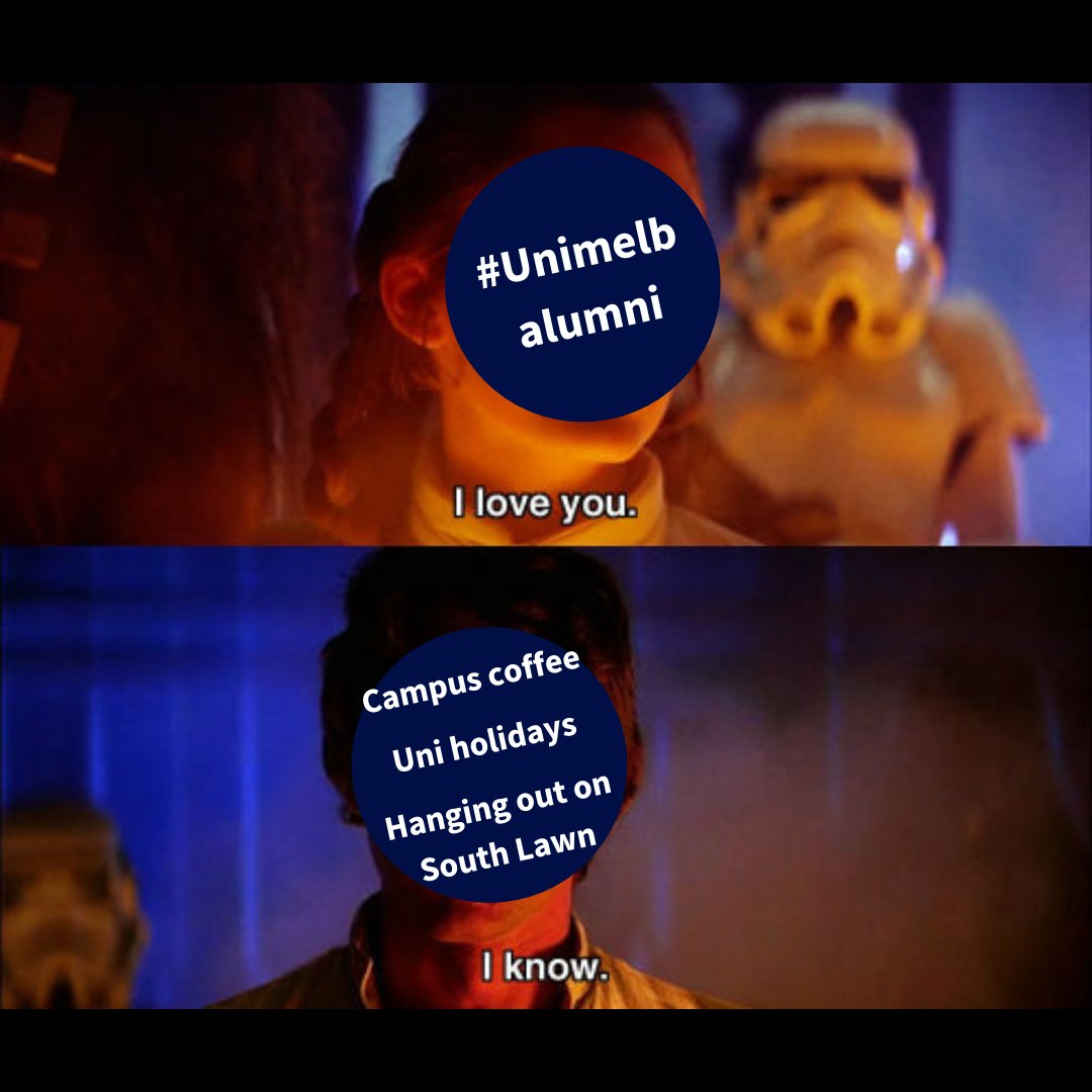 From a galaxy not so far, far away... may your campus memories be fourth-ever with you. #maythefourthbewithyou #unimelbalumni