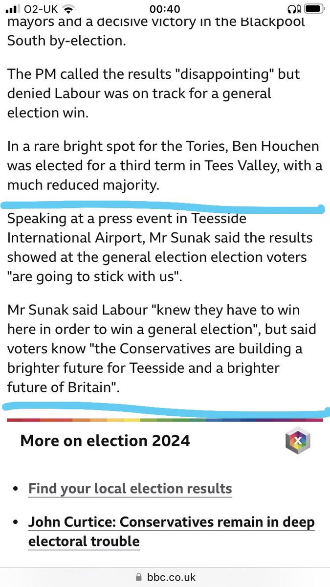 One presumes he is saying this for forms sake.  He certainly won’t believe it himself, and in his heart of hearts, does he genuinely expect anyone else to?