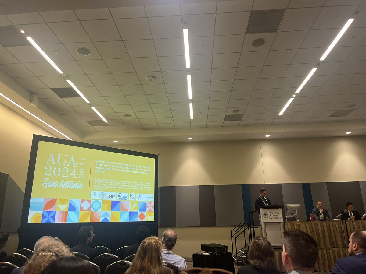 Grateful for the opportunity to present on the potential role of Percent Free PSA in predicting PCa incidence at #AUA24 #urosome #uromatch2025 <a href="/DrFAbdollah/">Firas Abdollah</a> <a href="/ShaneTinsley320/">Shane Tinsley</a>