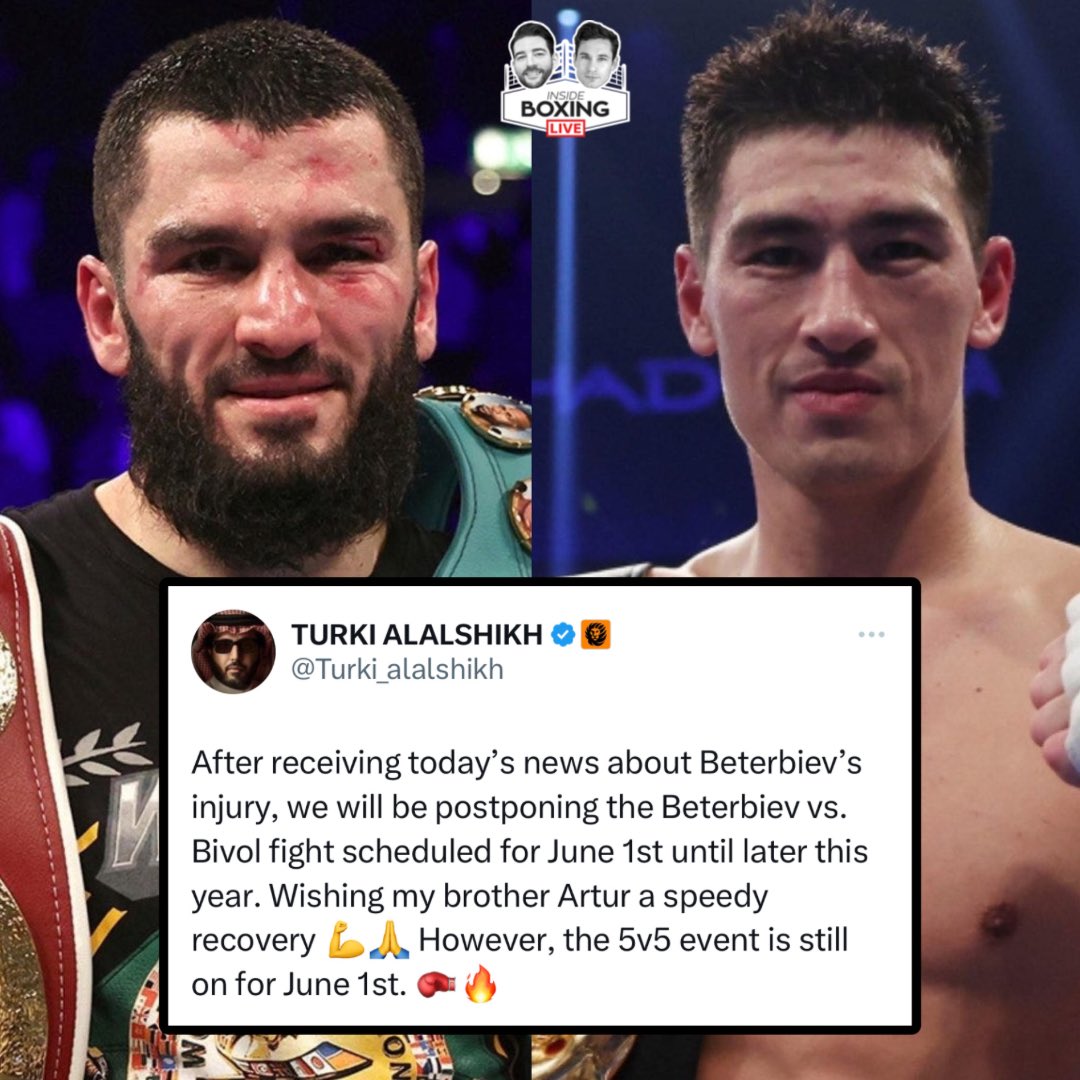 Well this stinks Another Beterbiev injury