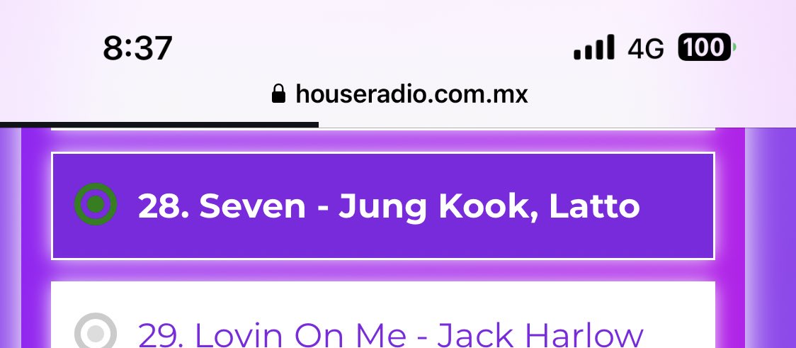 @dkk4328 @houseradiomx 𝗦𝗘𝗩𝗘𝗡 Hello @houseradiomx Today I want to vote 15 times for #Seven by #JungKook #RankingHouse Thank you! 💜 多めにポチポチ(ง •̀ •́)ง✧ ♡