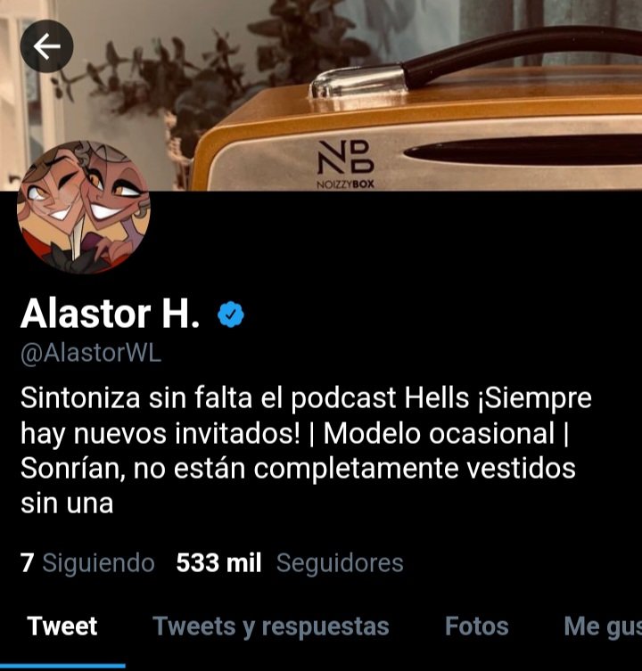 Brielauwu's tweet photo. #radioangel #adanxalastor 🎸🎙️
Au social/fic-narraciones

Adan y Alastor tienen en común sus ex's solamente.

O

Donde Adan y Alastor se conocen por casualidad, lo que da pie a un amor como no habían sentido antes, un amor que no duele. https://t.co/DrphWucW6E