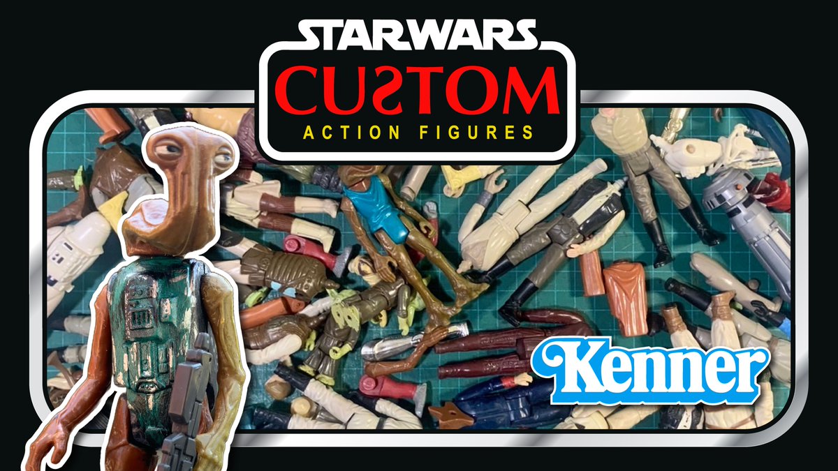 HeroesToys's tweet photo. Lets see what kind of original custom Star Wars action figure I can create from this Pile 'O' Parts.
#StarWars #Kenner #VintageStarWars #StarWarsCustom #CustomStarWars #KitBash

https://t.co/TX0GpUlyP7 https://t.co/IWlGFrKiLa