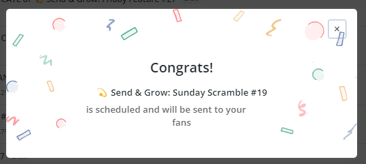 Here are some goodies coming at you in this week's @SparkLoopHQ Sunday Scramble newsletter📩 (Five is the trend) → 5 Newsletter Ideas That Can Make You $1M+ → 5 Examples of Newsletter Content That Crushes → 5 Ways to Improve Your Landing Page → What's more important