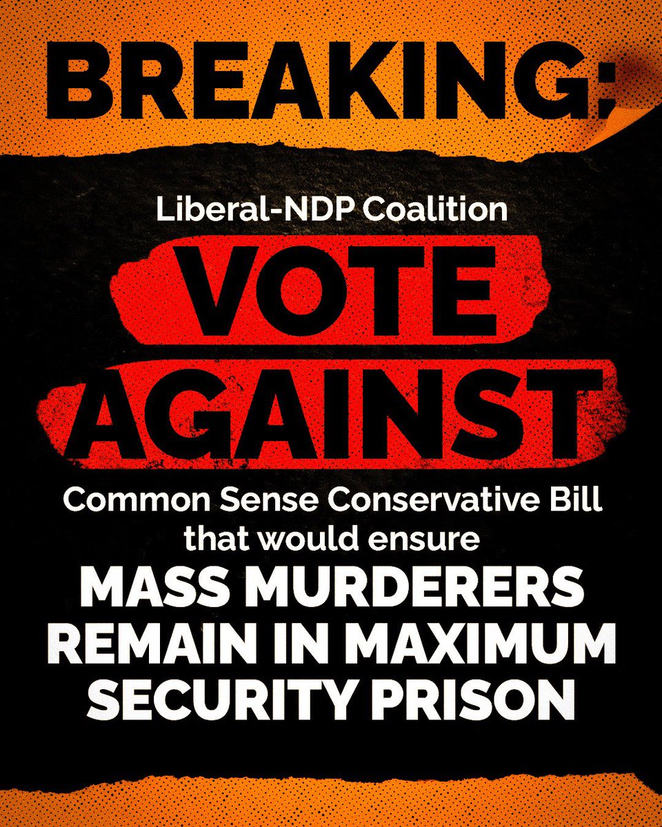 While the NDP-Liberal coalition continues to make life easier for monsters like Paul Bernardo, we will continue to propose policies to keep mass murderers where they belong- in jail.