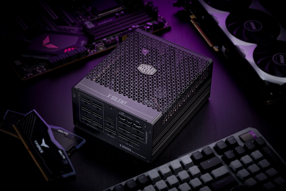 Elevate your setup to new heights with the Cooler Master X Silent Edge Platinum 850W PSU 🤫 Featuring absolute silence with its fanless design, powered by patented heat pipe dissipation technology and industrial-grade Infineon IC.

#CoolerMaster #XSilentEdgePlatinum #PSU #gaming
