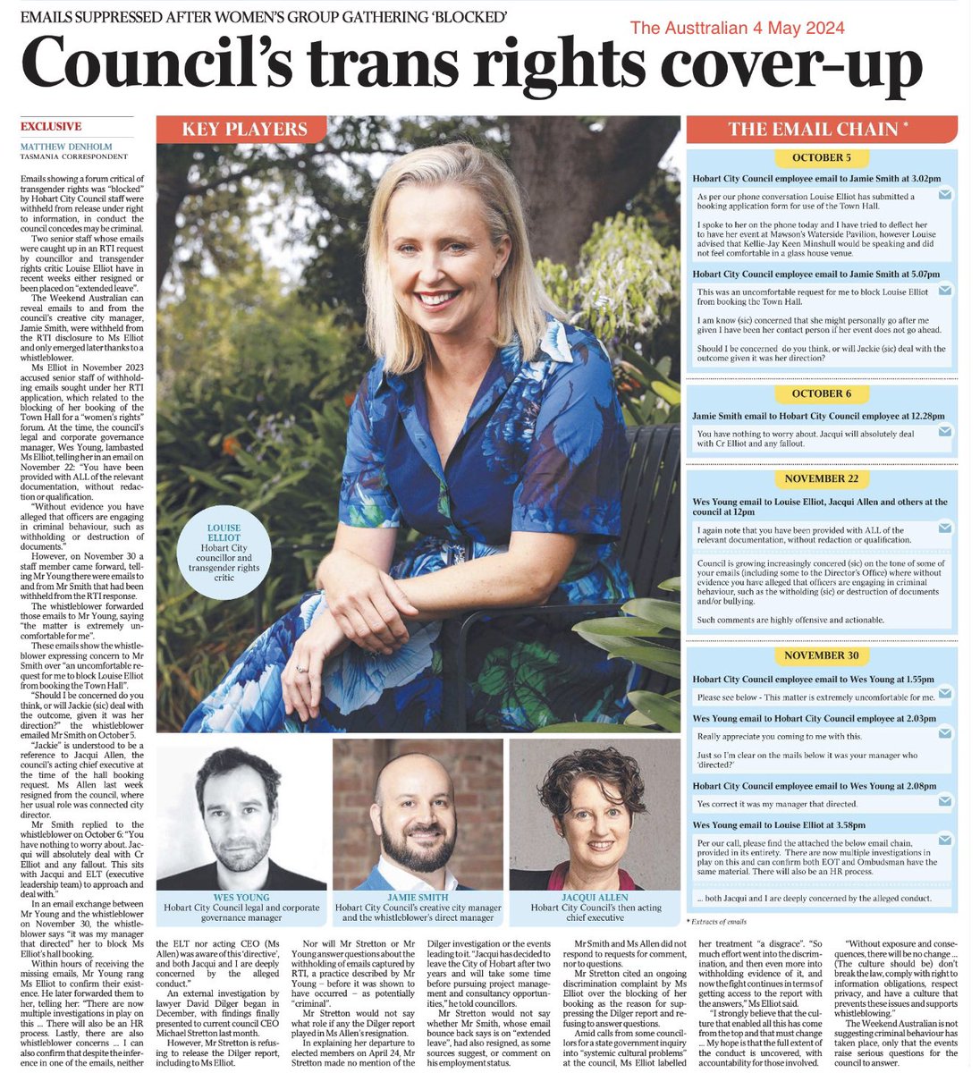 Great read in the Australian this morning . #MakeThemPay 
@LouiseElliotM Thank you so much for speaking up and holding the line ….What a shero ! 
@KirralieS @salltweets @MoiraDeemingMP @WRNAustralia