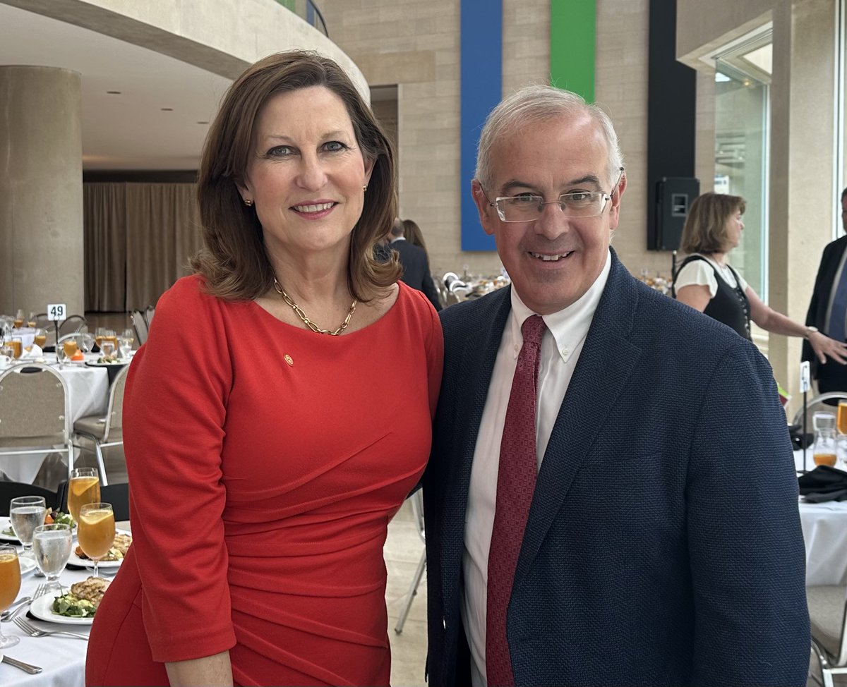 Thanks for adding to my <a href="/pbsnewshour/">*NewsHour</a> photo collection <a href="/nytdavidbrooks/">David Brooks</a>. Your insights on how people can better relate to each other should be heard by all.  Glad you shared at the National Day of Prayer luncheon benefitting Thanks-Giving Square.