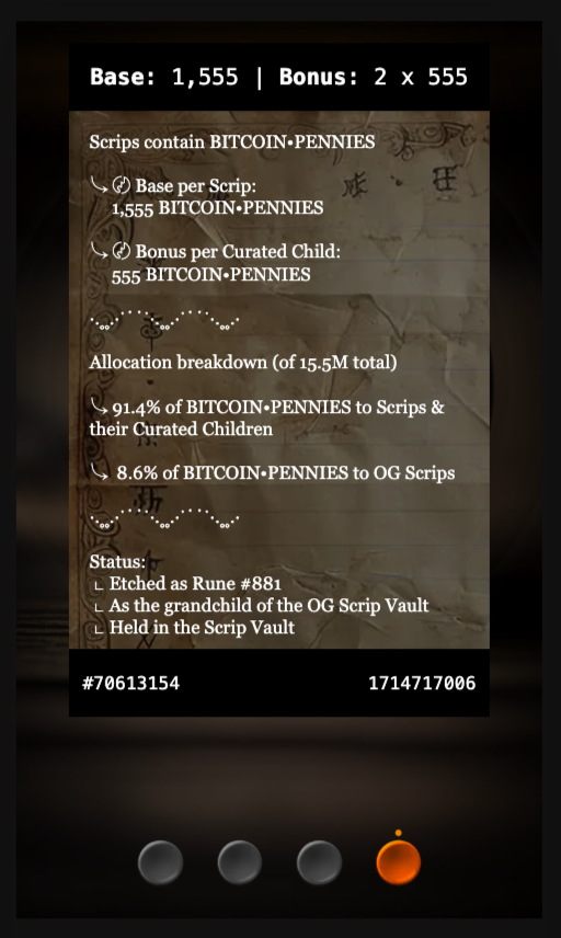 scripsdotart's tweet image. Scrips are AI-manifested AᚱTIFACTS from the future

The upcoming recursive Scrips are quantum-entangled with OG Scrips, said to be the largest unreleased sub10k collection.

〄 WHAT ARE SCRIPS?
  Scrips are synthetic photography, manifested from a future where we carry our sats…