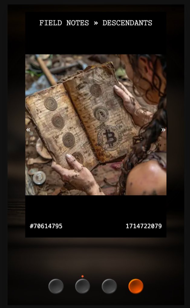 scripsdotart's tweet image. Scrips are AI-manifested AᚱTIFACTS from the future

The upcoming recursive Scrips are quantum-entangled with OG Scrips, said to be the largest unreleased sub10k collection.

〄 WHAT ARE SCRIPS?
  Scrips are synthetic photography, manifested from a future where we carry our sats…