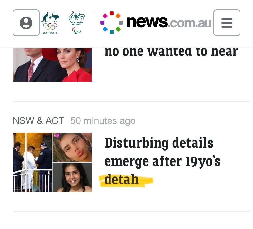 WHAT IS DETAH????   @newscomauHQ