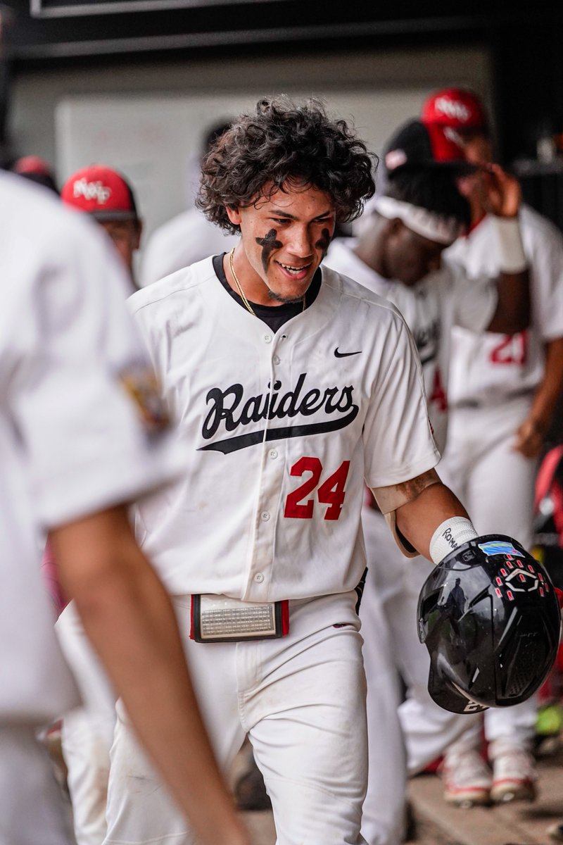 NWFRaiders_BSB's tweet photo. 3️⃣ at bats, 3️⃣ home runs. 

Kendrey Maduro is on another planet right now!

E6 | Polk 2, NWF 4 https://t.co/joluNDap15