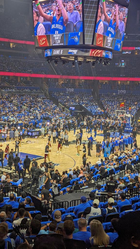 Couldn't come to Orlando and not see the boys try to force a game 7. Let's Go <a href="/OrlandoMagic/">Orlando Magic</a>!