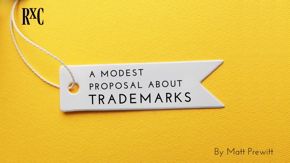 Enjoyed our latest ep of RadicalxChange(s)? Read our latest blog post by @m_t_prewitt, and let’s talk trademarks! Explore the complexities of trademark law, some thoughtful solutions, & its impact on advertising trends, brand image, & consumer rights. bit.ly/AMPT2024