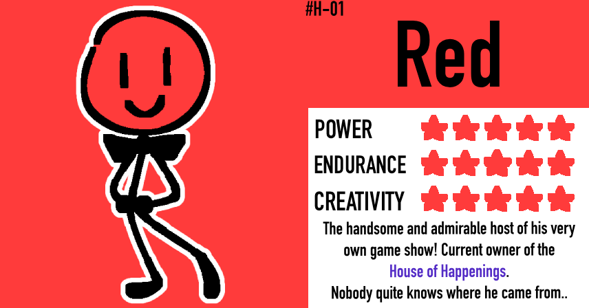 hohwebcomic's tweet photo. What's a game show without its host? Introducing the fairest (and most powerful) of them all, Red! #osc #osctwt #hohwebcomic https://t.co/I9za3C6EaA