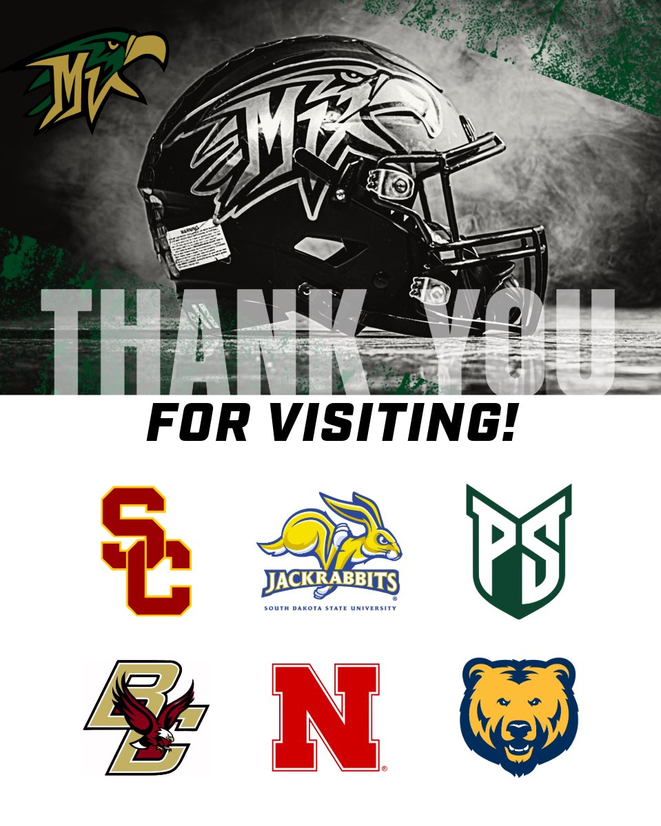 VistaGridiron's tweet photo. 🏈👏 Another terrific group of college programs stopped by this week to meet with Vista Football players. Thank you to these teams for making the trip, we appreciate you. #ALLIN #vistafootball24 #goldeneagles #vistanation #mvhsathletics @mvhsupdates @chsaa @mvistaathletics https://t.co/vppJofLzdx