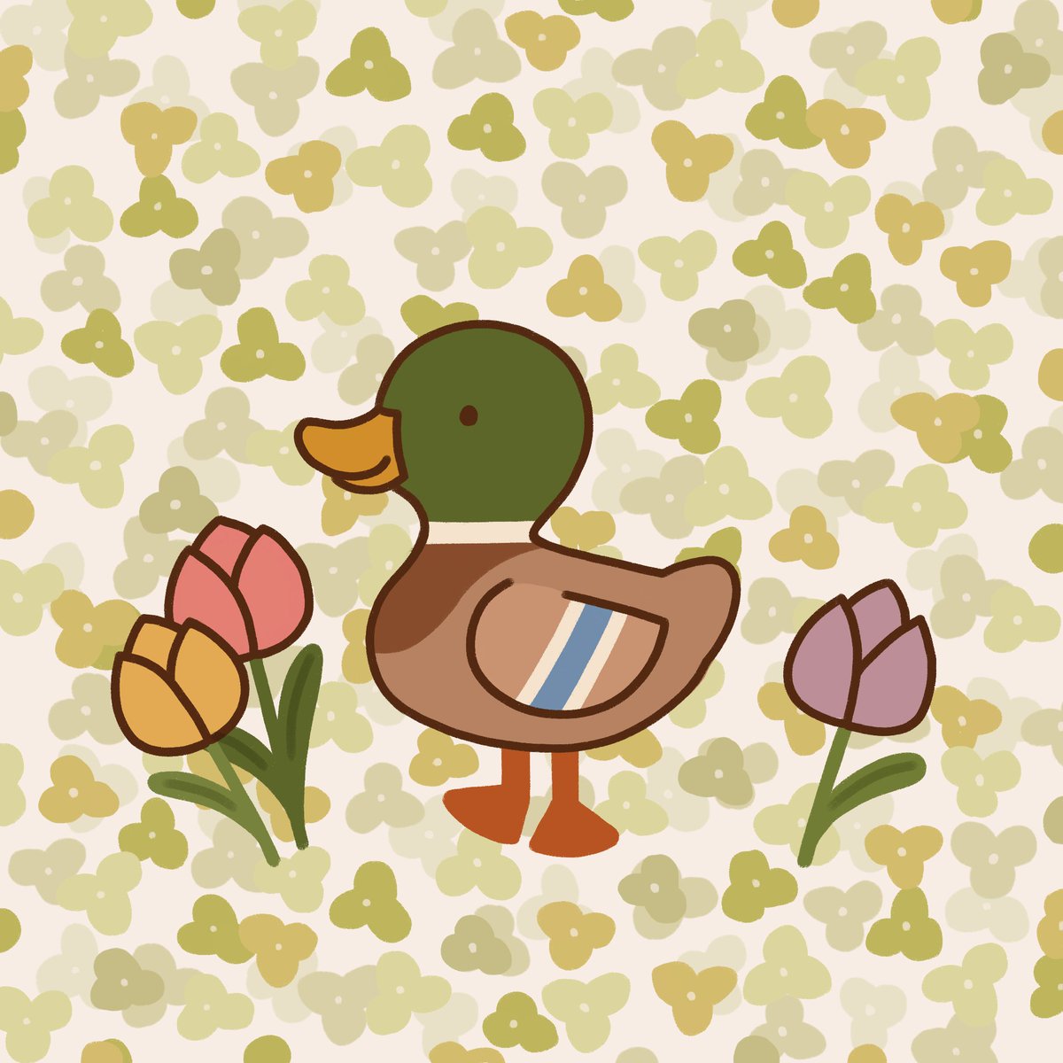 chloe__lemay's tweet photo. a spring duck! 🦆 https://t.co/2kLpDoCZiB