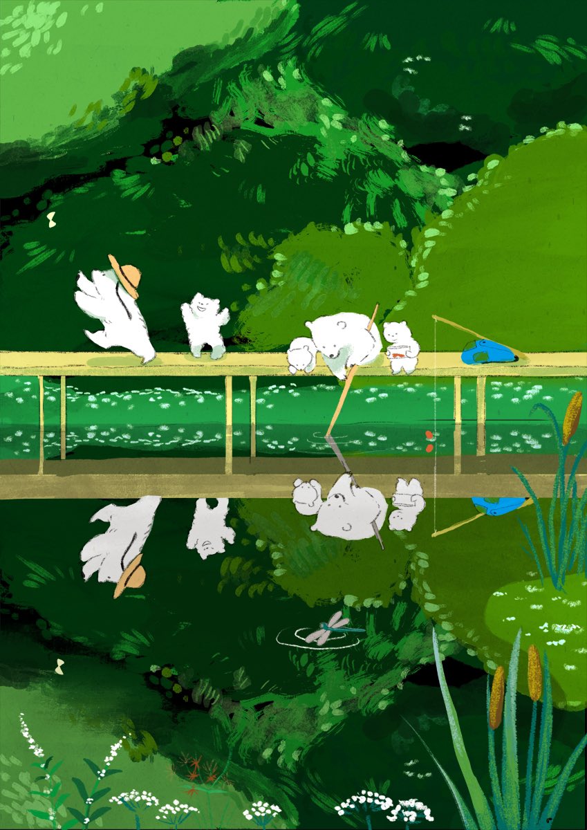 「#みどりの日」|ももろ　4／20発売絵本「パンダのパクパクきせつのごはん」のイラスト