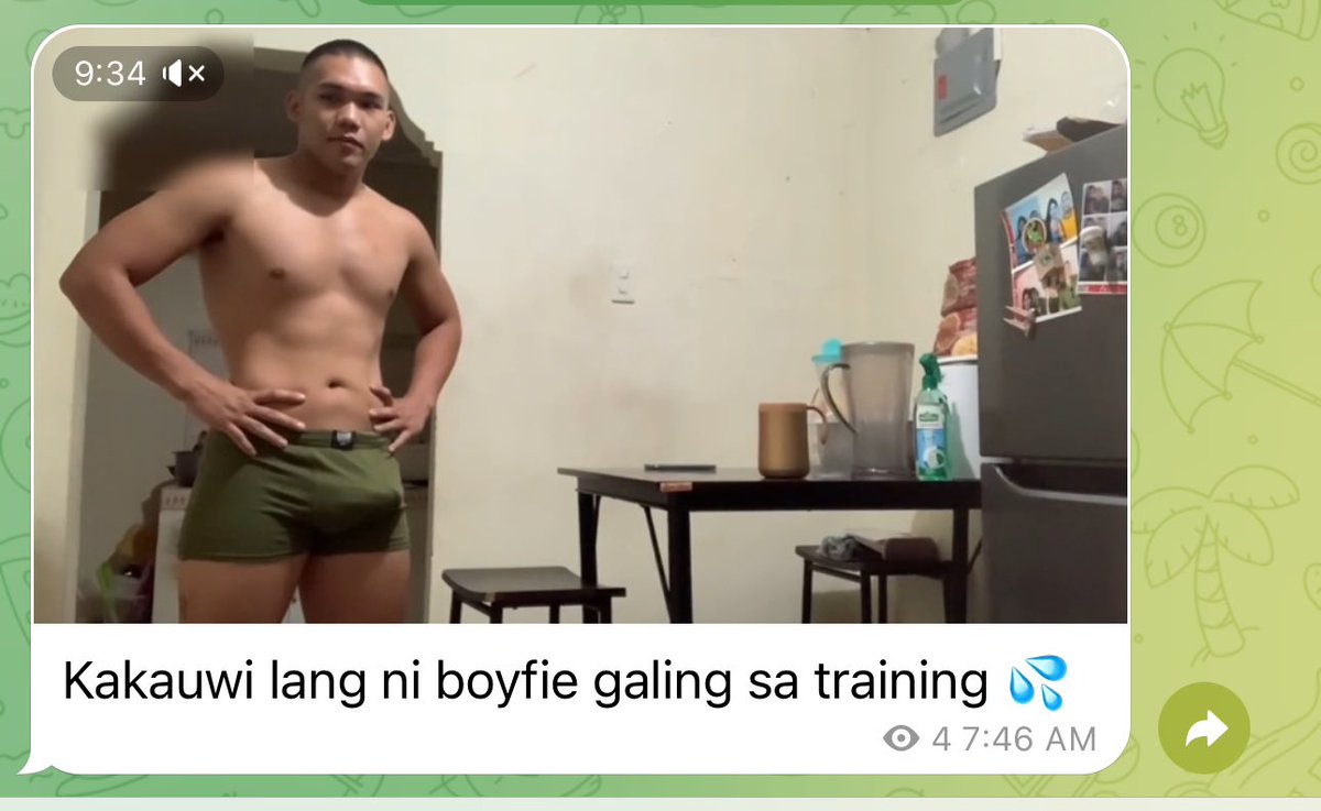 Amahin4's tweet photo. My marine boyfriend na malibog 😁
Kakauwi niya lang galing sa training sabak agad sa bakbakan 💦

💠9minutes duration✨
💠 Limited discount✨
💠Watch Fullvideos on my channel!
💠TG|athinna4 https://t.co/B64EhNFxD9