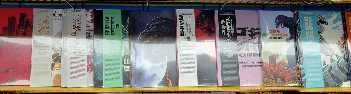 We have Vinyls now! For the godzilla fan in your life these records are from the Hesei era of Godzilla movies! Great to kick back & listen to! Grab these while you can! #godzilla #records #vinyls #kaiju #heseigodzilla #tokusatsu