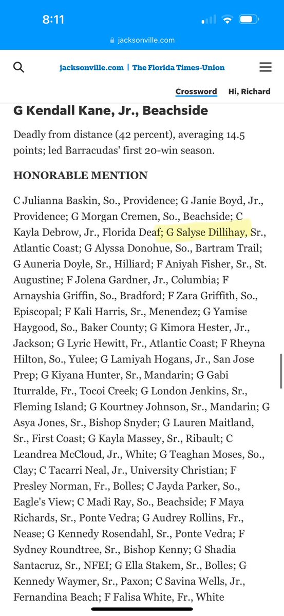 Helping lead our team to its 1st District Championship, 1st 20 win season, 1st appearance in the Gateway Conference Tournament Championship &amp; 7a Region Quarterfinals made for a special Senior year, that I’m grateful for! Thankful for the Recognition &amp; the Journey. #ItsNotOver