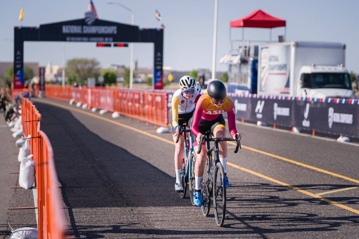 That’s a wrap on Day 1 of Collegiate Road Nationals! Congratulations to the Time Trial champs🥇 Check out all results: my.raceresult.com/288947/ Tomorrow is all about the Road Race! 📷: @craigsclicks @VisitABQ | #CollNats | #RoadNats