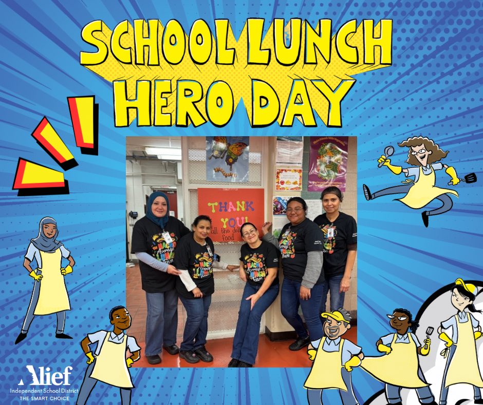 Celebrating our unsung heroes on School Lunch Hero Day! 🍎🦸‍♀️ #WeAreAlief #SchoolLunchHeroDay