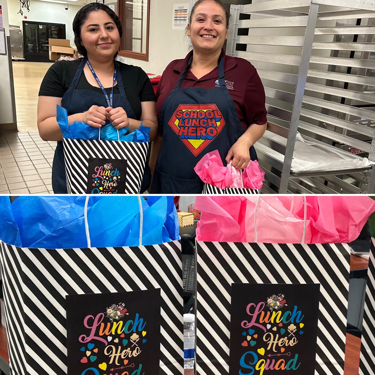We love our amazing cafeteria staff!  Thank you for all you do! #SchoolLunchHeroDay