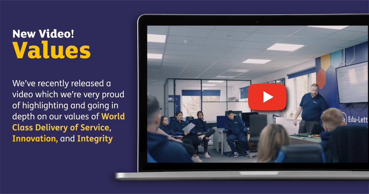 🎥 Values Video 🎥

We've gone to great lengths to highlight and showcase our core values which we are very proud of 💙 #Worldclassdeliveryofservice #Innovation #integrity 

Check out our YouTube ⬇️
youtube.com/@edulettings751

#PromoVideo #Core #Values #Lettings