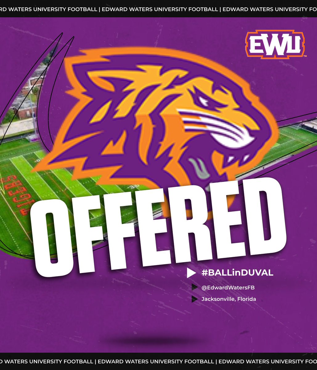 AGTG✝️ I am Blessed and Honored to receive my first D2 Offer DUVAL!!! @EdwardWatersFB @CoachTroyTaylor
