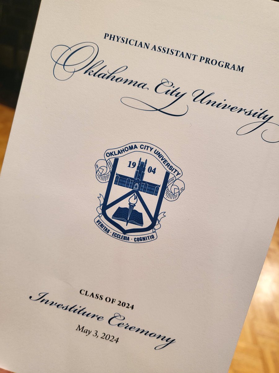 My heartfelt gratitude to OCU for inviting me to serve as the guest speaker for the Investiture Address at the 2024 PA School Graduation Ceremony. It was an immense honor to address the graduating class and share in the celebration of their accomplishments.