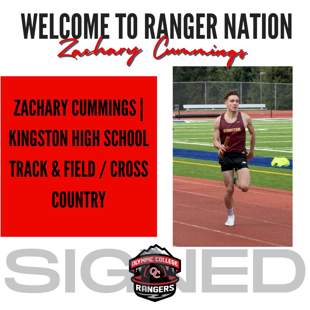 Welcome to #RangerNation Zachary Cummings! 
Zachary Cummings is from Kingston, Washington, and will compete with track & field as well as cross country. 

Welcome Zachary ! 

#2024signees #NWACtf