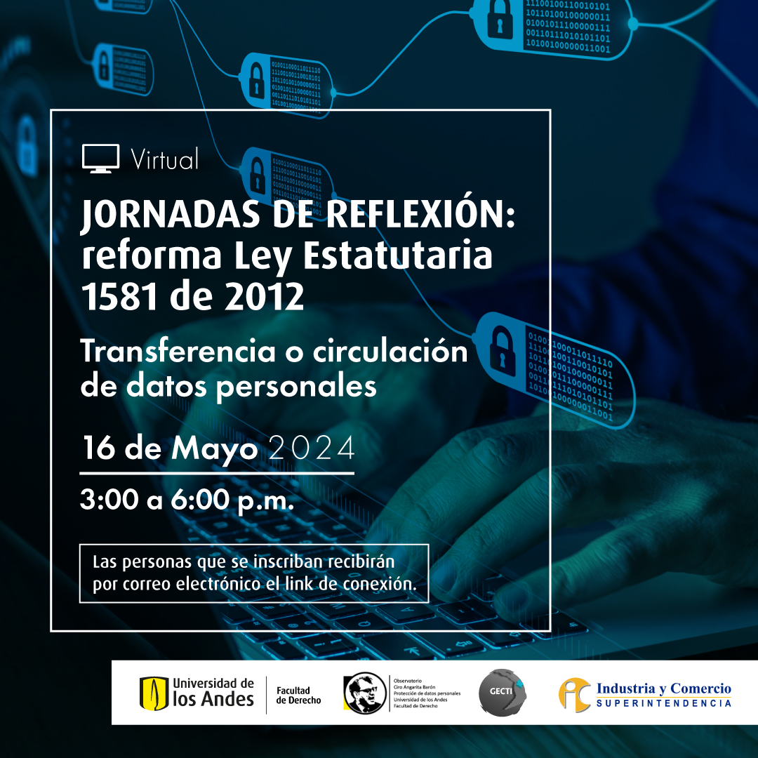 💻Discutiremos sobre la propuesta de modificación de la regulación general sobre tratamiento de datos personales en Colombia. ¡Inscríbete y acompáñanos! ▶️ tinyurl.com/bdcvcc88 #evento #DatosPersonales📣