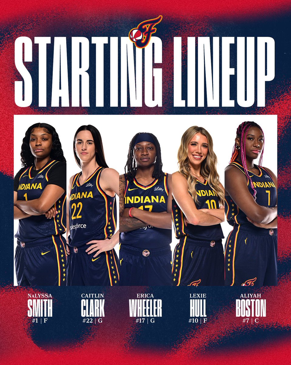 The Indiana Fever’s starting lineup