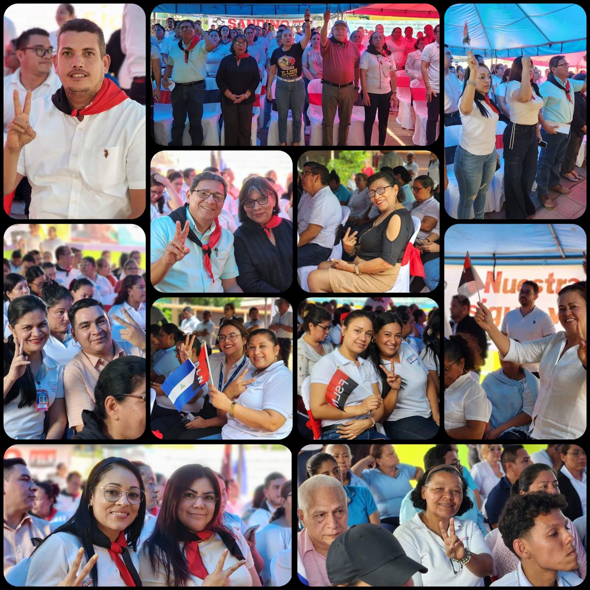 Trabajadores del MINSA Celebraron la Paz y Soberanía en ocasión al Día de la Dignidad Nacional en Nicaragua. #UnidosEnVictorias #SoberaníayDignidadNacional @molotovdigital_ @db_nicaragua @FirmesP @PortoSandinista