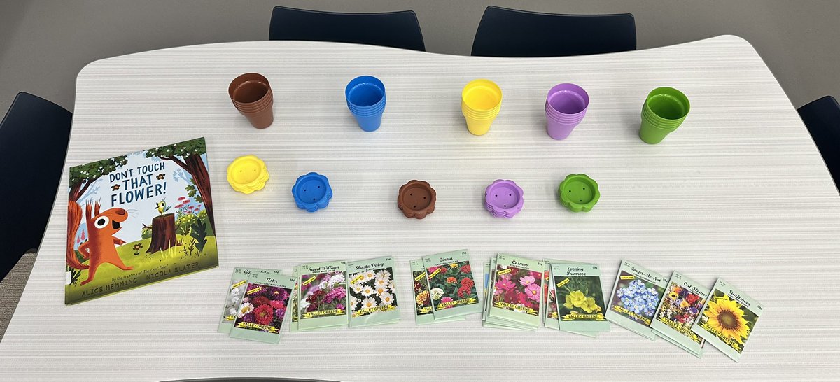 mskdelara's tweet photo. Last day of spring read alouds with these awesome students! They loved being able to pick a planter and seeds to take home and plant #worthamreads https://t.co/MNpHLkRjUD