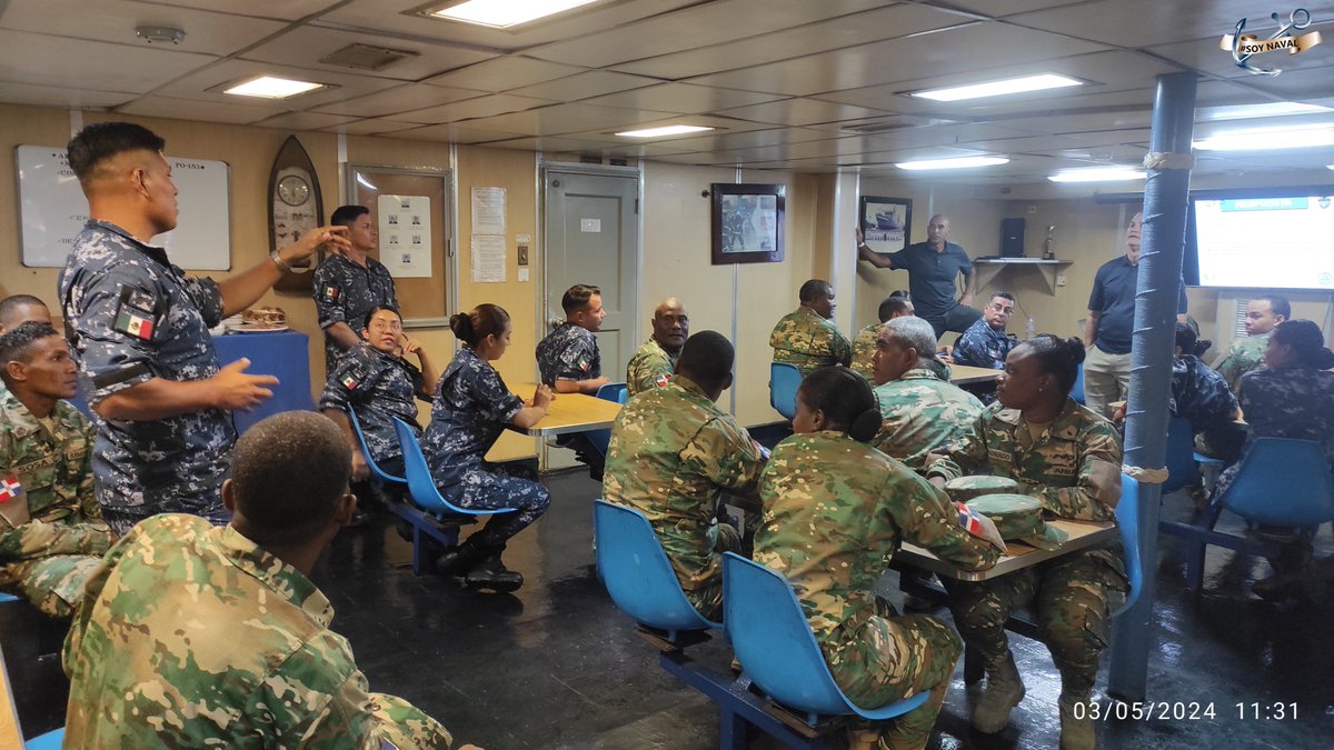 SEMAR_mx's tweet photo. #AlMomento 
Inicia nuestra participación en el Ejercicio Multinacional #TRADEWINDS2024, en #Barbados, donde se recrearán teatros de operaciones de mar, aire y tierra, con prácticas y entrenamientos enfocados a incrementar la colaboración e interoperatividad entre las 21 naciones amigas participantes.

No olvides leer nuestro #ComunicadoDePrensa: https://t.co/AVf3SL1dJN
#ArmadaDeMéxico