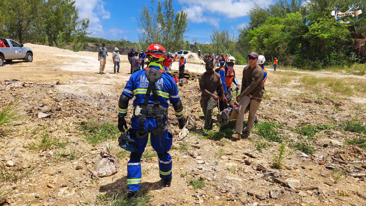 SEMAR_mx's tweet photo. #AlMomento 
Inicia nuestra participación en el Ejercicio Multinacional #TRADEWINDS2024, en #Barbados, donde se recrearán teatros de operaciones de mar, aire y tierra, con prácticas y entrenamientos enfocados a incrementar la colaboración e interoperatividad entre las 21 naciones amigas participantes.

No olvides leer nuestro #ComunicadoDePrensa: https://t.co/AVf3SL1dJN
#ArmadaDeMéxico
