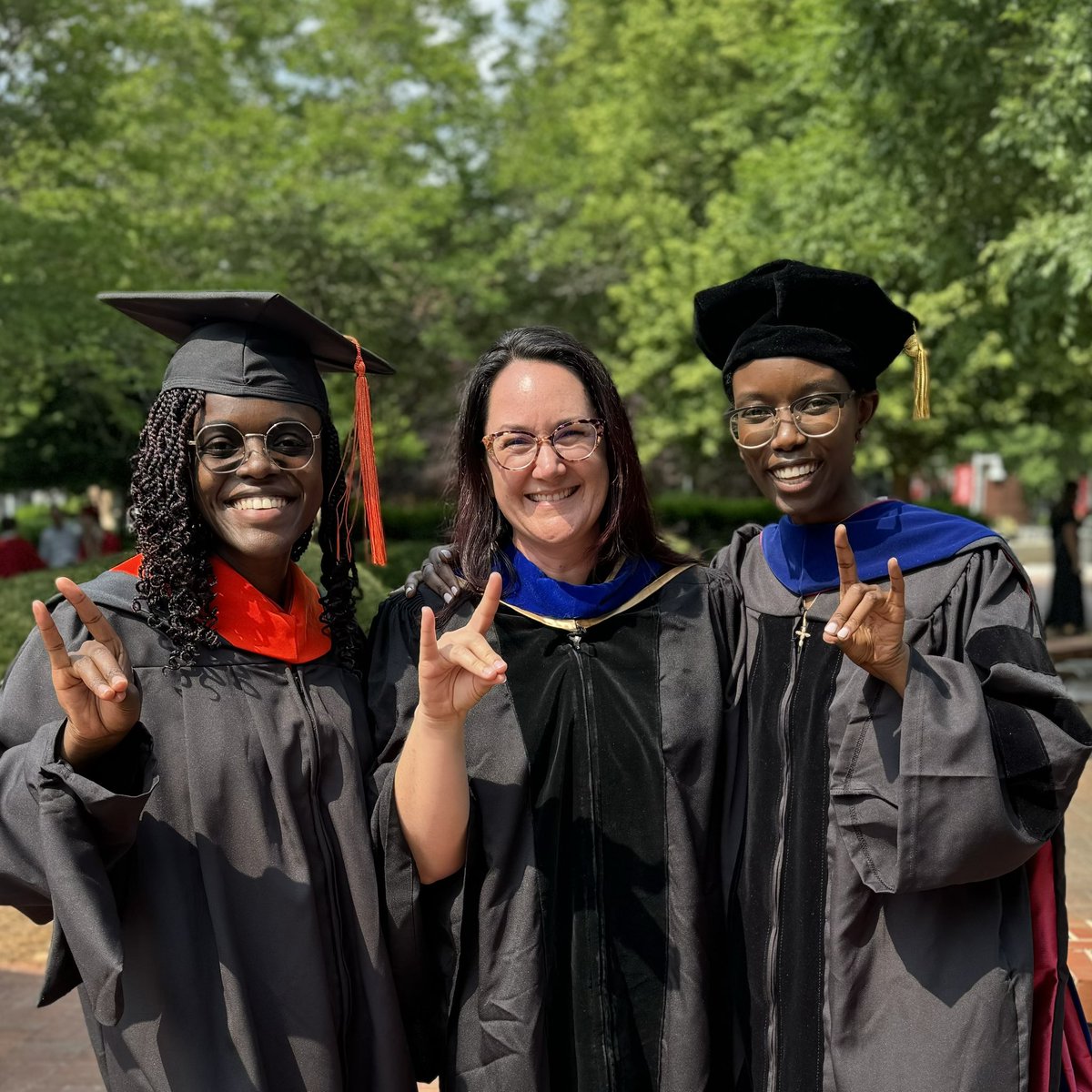 So proud of my students Sophia Andanje and <a href="/N_IngabireAbayo/">Nancy Ingabire Abayo, Ph.D.</a> and grateful I could celebrate with them during <a href="/NCStateCCEE/">NC State CCEE</a> graduation today! 🥳🎓