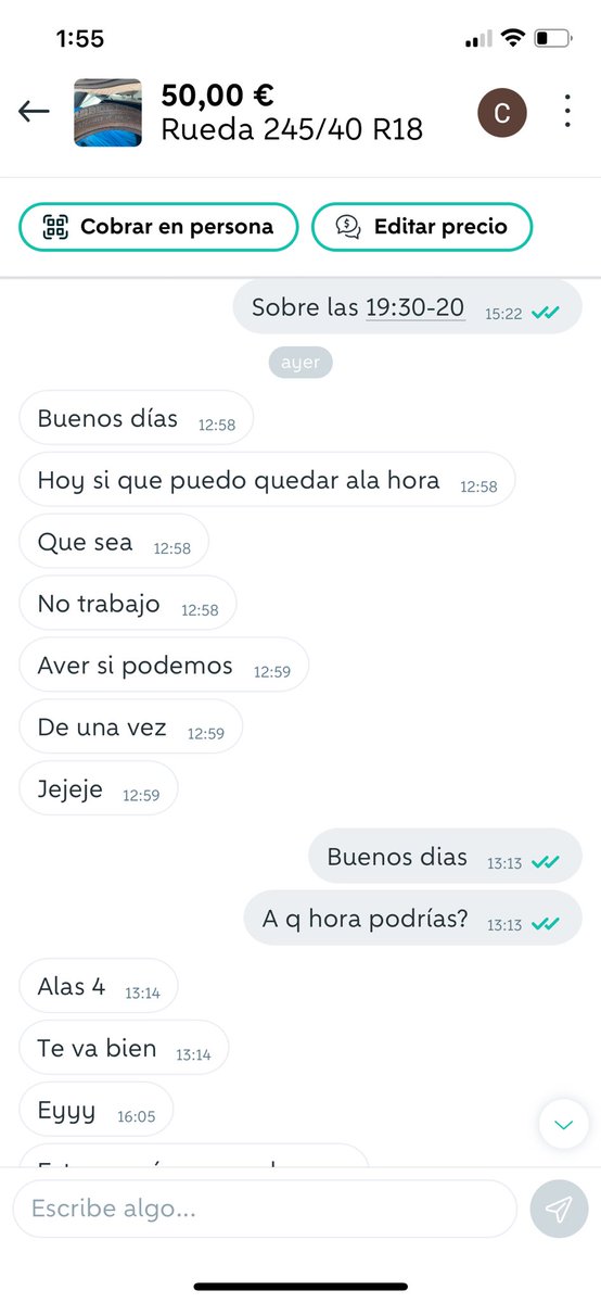 FuckbloA's tweet photo. Lo de “mis cagadas te comas” me tiene de rodillas. Wallapop me enamora cada interacción es una ruleta rusa, es el espejo donde se refleja  la humanidad, es el capitalismo ,es tu vieja regateando en el rastro,es Coral presentándose en no sé dónde sin yo haber confirmado que podía https://t.co/rKk6aE8yzl