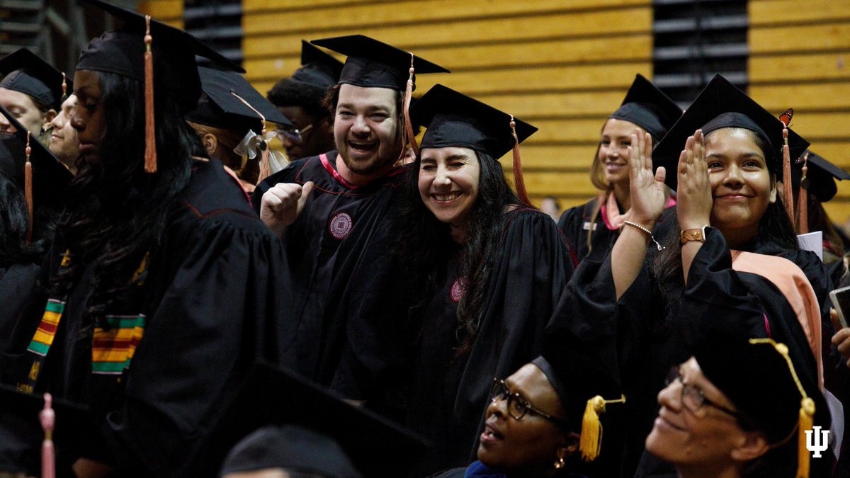 IUBloomington's tweet photo. Congratulations, Hoosiers! We're thrilled to celebrate our doctoral and master's graduates who joined the #IUAlumni family today. #IUBGrad24 https://t.co/DcH2gFrNoH