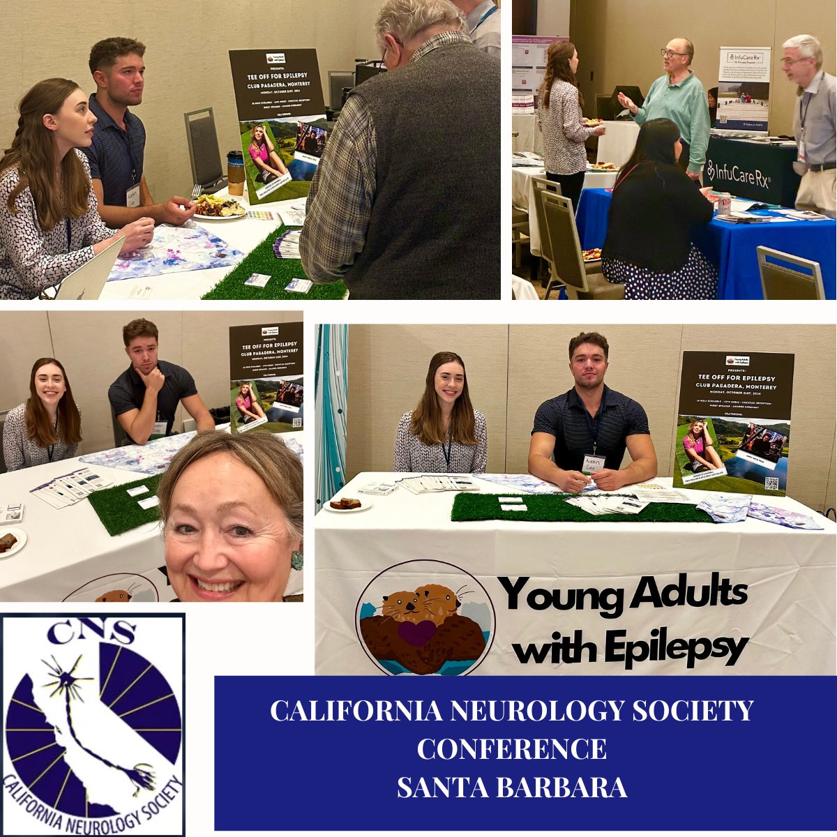 So proud of our Young Adults Team presenting at the California Neurology Society Conference in Santa Barbara. It was a great opportunity to share the young adult take on living with epilepsy with the Neurology community #gratitude #epilepsy #patientvoice