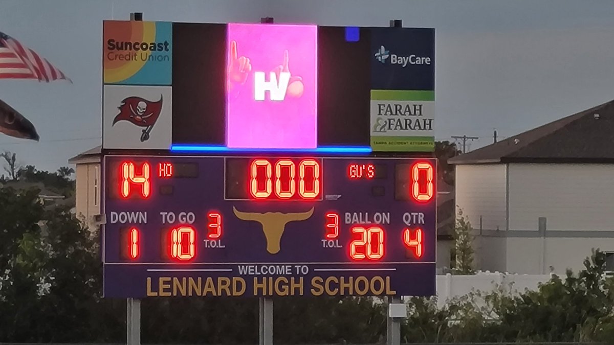 And with that, <a href="/LonghornsFlagFB/">Lennard Flag Football</a> punches their ticket to the Final Four <a href="/Buccaneers/">Tampa Bay Buccaneers</a> at Advent Field! <a href="/FlagNewsome/">Newsome Wolves Flag Football</a> put up a heck of a fight! <a href="/Andy_Villamarzo/">Andy Villamarzo</a> <a href="/FlaHSFootball/">FloridaHSFootball.com</a> <a href="/USAFootball/">USA Football</a> @953WDAE <a href="/FHSAA/">FHSAA</a>