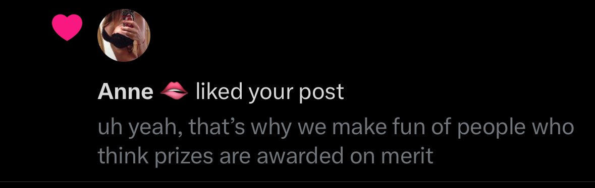 brings a tear to my eye that thirst trap bots are interested in the sociology of taste 🥺