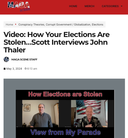 🇺🇸 MagaScene.US 🇺🇸 Don't miss this amazing interview with Scott and John Thaler. magascene.us/how-your-elect… @ScottZPatriot @Thaleresq