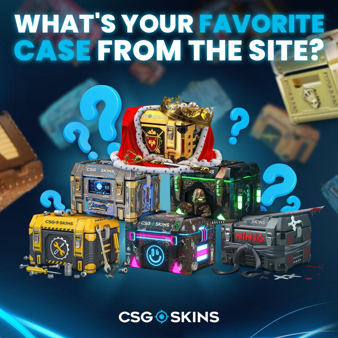 Let's find your favorite case, guys! Write your type below 👇

#csgoskins #csgocases #CS2