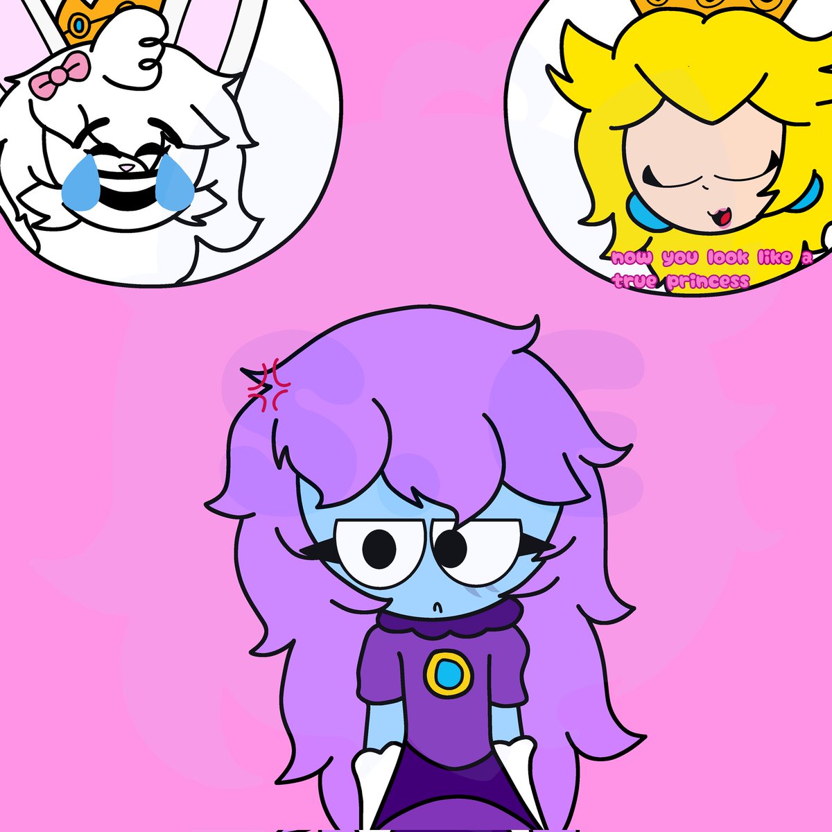 Some new art of my Pibby Mario AU

It was that one time Pibby went to Peach's castle to have a sleepover with Bonnie and the fluffybuns and Princess Peach decided to play dress up lol

Safe to confirmed Pibby is not a fan of dresses (100% tomboy)

#Pibby #LearningWithPibby